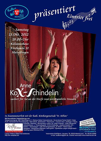 Konzert am 13.10.2012, Anne Kox - Schindelin 